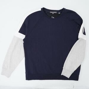 SLATE & STONE Men's s Brett Raglan Men's Sweatshirt Size XL $200 in navy Grey